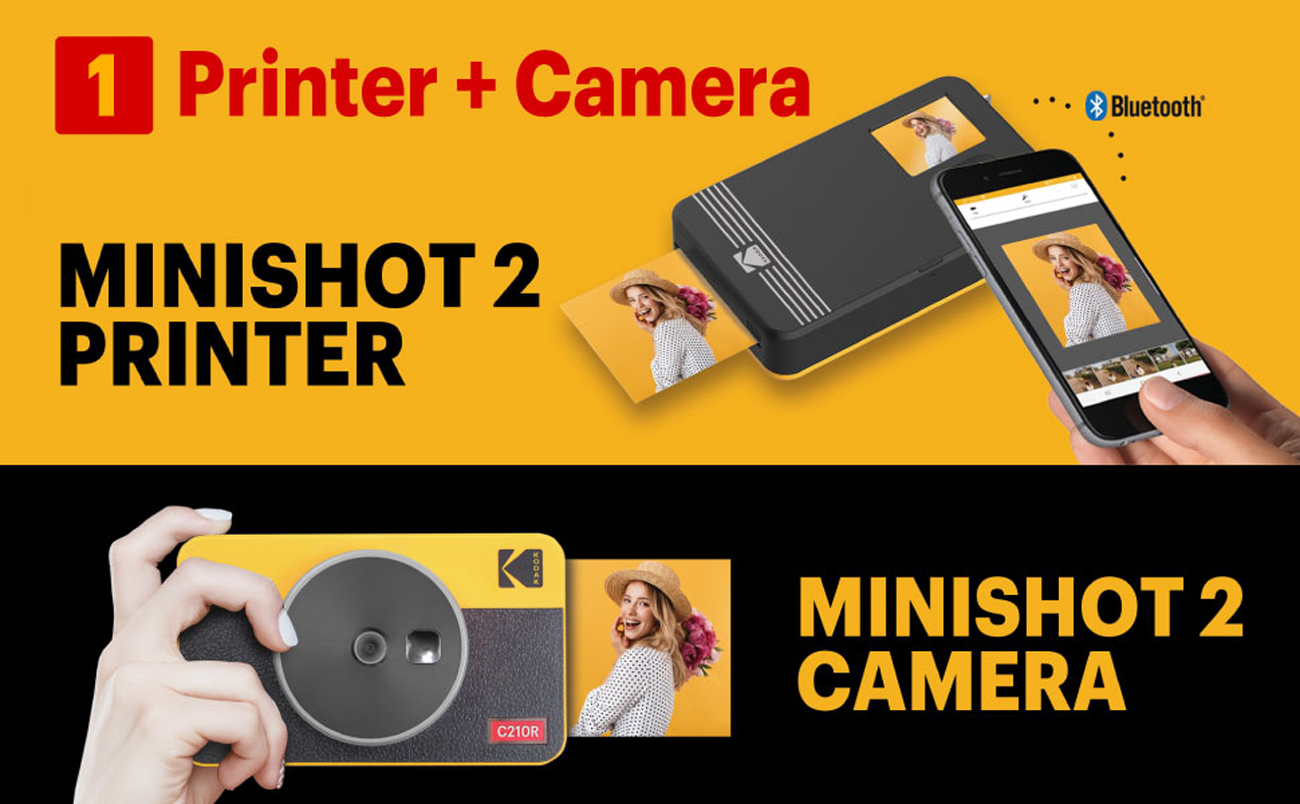 Kodak Mini Shot 2 Retro Portable Wireless Instant Camera & Photo
